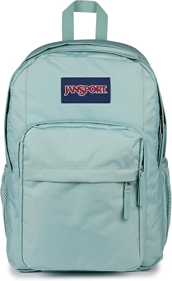 JANSPORT Big Day Pack Large Backpack, 15 Inch Laptop Compartment, 43.5 x 19 x 32.5 cm, Faded Sage, Green