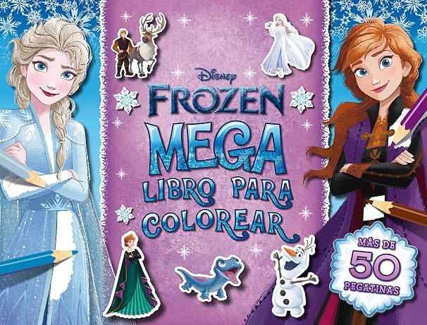 Frozen. Megalibro para colorear 2: Con pegatinas (Disney. Frozen)