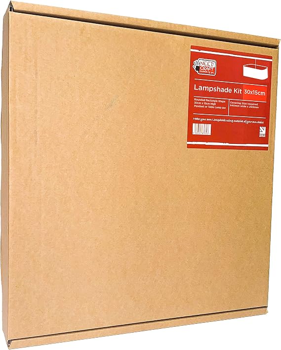 30cm x 15cm Rounded Rectangle Lampshade Making Kit