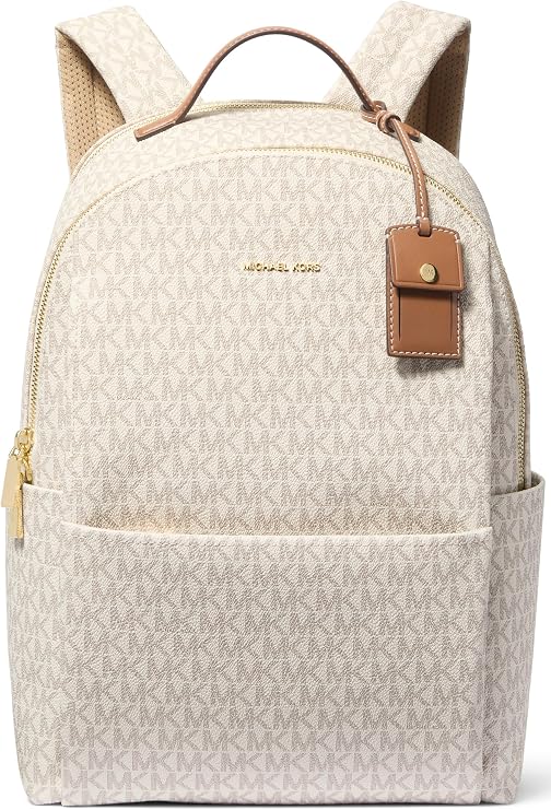 Michael Kors Sable Large Backpack with Signature Logo
