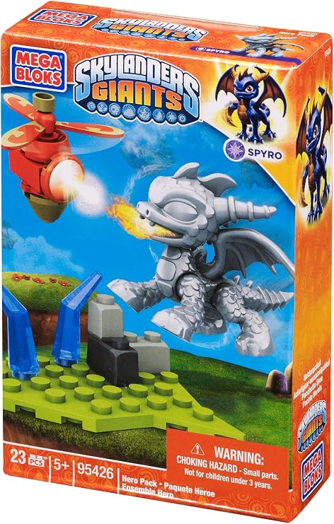 Mega Bloks Skylanders Metallic Spyro Building Pack