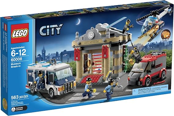 LEGO City Museum Assault - Building Sets (Multicolor, 6 Year(s), 563 Piece(s), 12 Year(s))