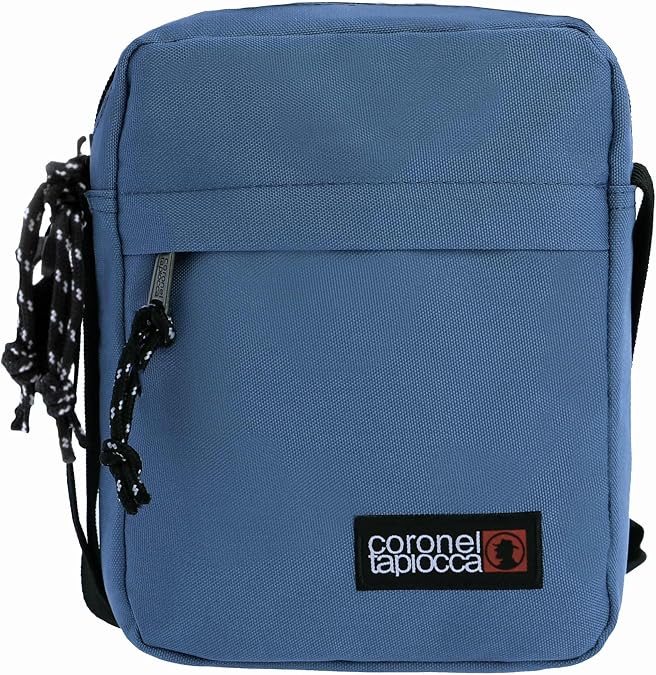 Coronel Tapioca – Bandolera para hombre estilo casual | Bolso hombre bandolera compacto con múltiples compartimentos | Ideal para uso diario, viajes o trabajo