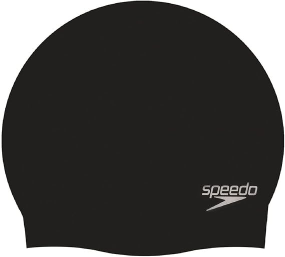Speedo Unisex Plain Moulded Silicone Swimming Cap