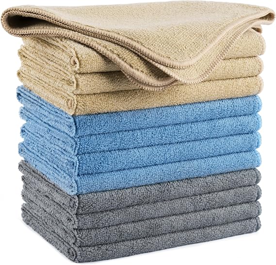 Polyte - Microfiber Cleaning Cloth - Ideal for Professional Use - Blue