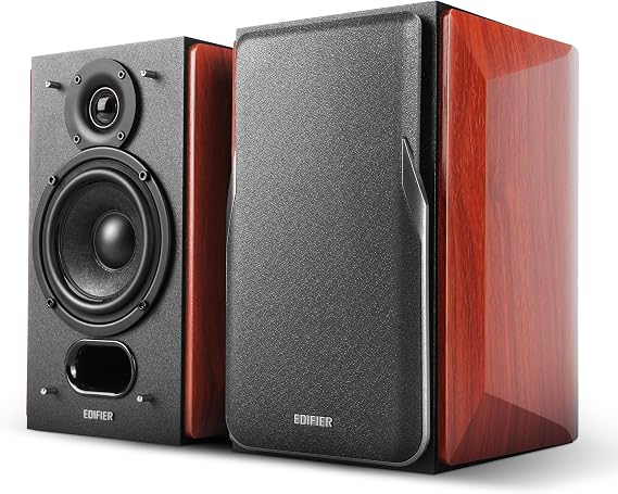 Edifier P17 Passive Shelf Speakers Pair of 2-Way Speakers with Built-In Wall Mount Perfect for 5.1 7.1 or 11.1 Sides / Rear Surround Setup Requires Amplifier or Receiver to Operate