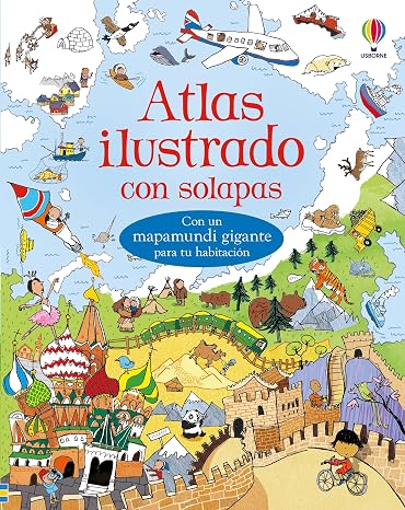 Atlas ilustrado con solapas (Solapas para aprender)