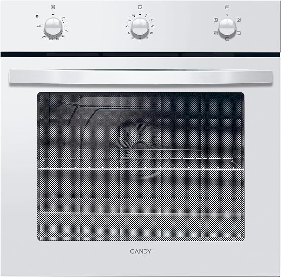 Candy Idea FIDC B502, Multifunction Oven, 65L, 1 Tray and 2 Grates, Convection + Fan, 5 Functions, 3 Mechanical Controls, Detachable Double Glass Door, White [Energy Class A]