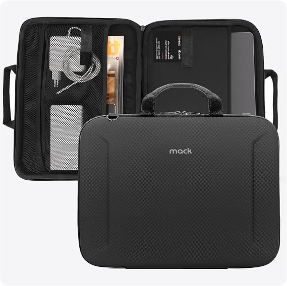 Mack Zone X MCE-1403 Sert Yapılı Çanta, 14” MacBook Pro, 13”MacBook Pro, 13” Macbook Air, 13”&14.1” Notebook modelleri için Koruyucu kılıf, Aksesuar Düzenleyicili iPad Taşıma Kılıfı