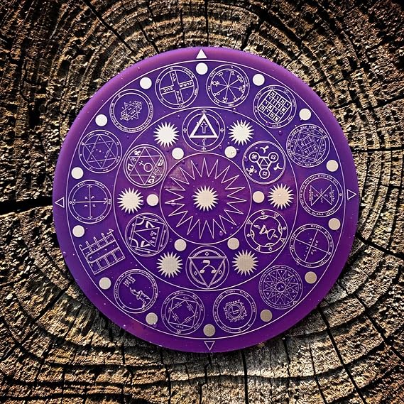 Mwo Polarizing Disk, Multi Wave Oscillator Coil, Two Types Of Mwo(10cm/28cm) Optional, Double-sided Usable, For Harmonic Balancing, Meditation, Boost Energy 28cm