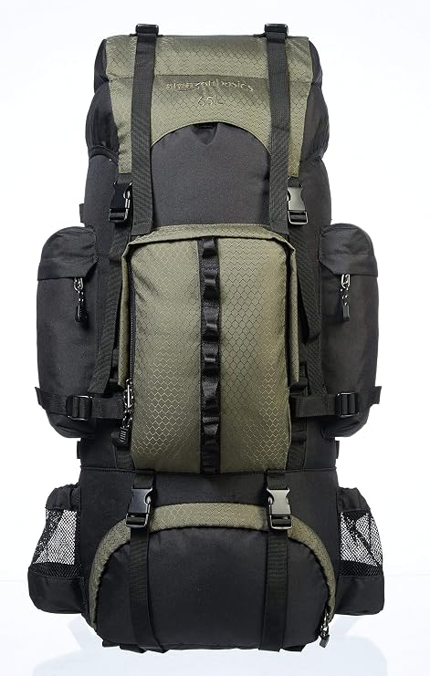 Amazon Basics - Hiking backpack with internal structure and rain layer