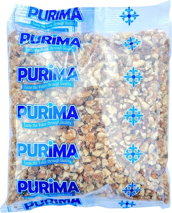 Walnut Pieces 1kg – Chopped Walnuts Nibs 10-15mm Wal Nut Piece Broken Crushed Californian Natural Raw Nuts Cooking Baking Salads Desserts Cakes Blending Breakfast Bulk (Packaging May Vary) PURIMA