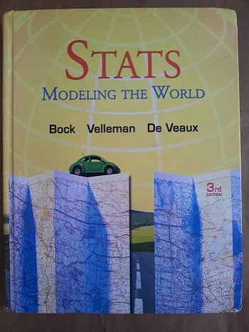 Stats: Modeling the World