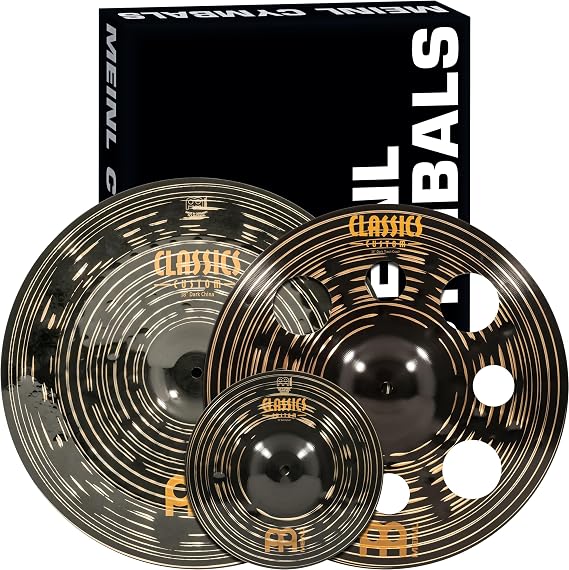 Meinl Cymbals Classics Custom Dark Effects Pack Box Set — MADE IN GERMANY