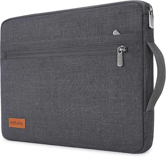KIZUNA Laptop Sleeve Case 16 Inch Computer Carrying Bag for 16" MacBook Pro M4-M1/16" Dell Pro 16 Plus/ThinkBook 16 Gen 8/16.3" XPS 16/Legion Pro 7i Gen 10,Dark Grey
