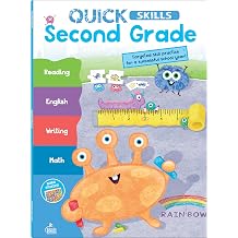 Quick Skills Second Grade Workbook Paperback – Sticker Book, 10 Jan. 2023
