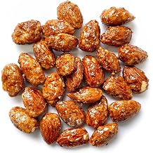 Nuts Pick Honey Roasted Almonds – Crunchy Sweet Whole Almonds with Honey Sugar Coating 250g
