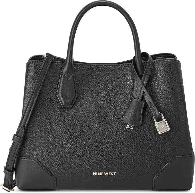 Nine West Women's Brooklyn Jet Set Satchel etta, Tote, Purse, ava, Bag, Designer