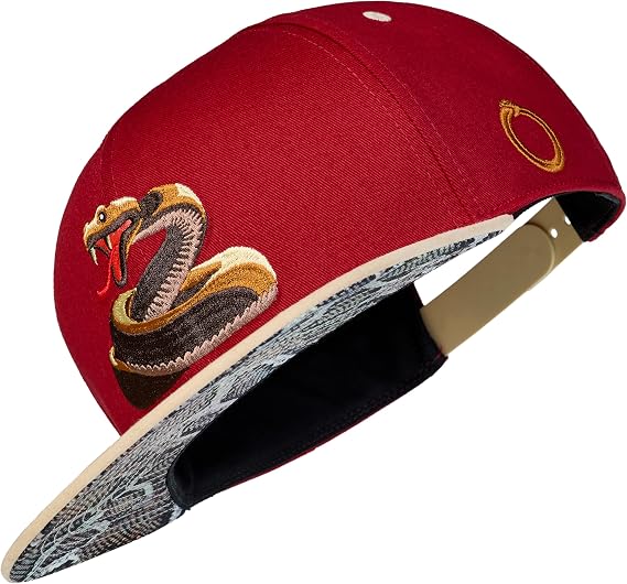 Cadency® Snapback Cap, Baseball hat Flat Brim, Men and Women, Unisex, Adjustable Size