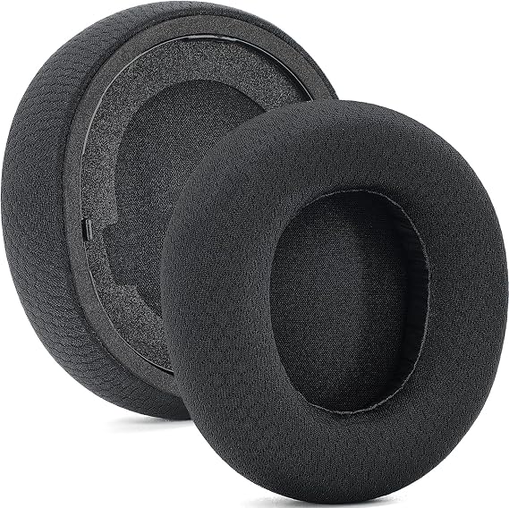 defean Nova Pro Wireless Earpads - Replacement Ear Cushion Compatible with Steelseries Arctis Nova Pro Wireless Headphones (Black Breathable Fabric)