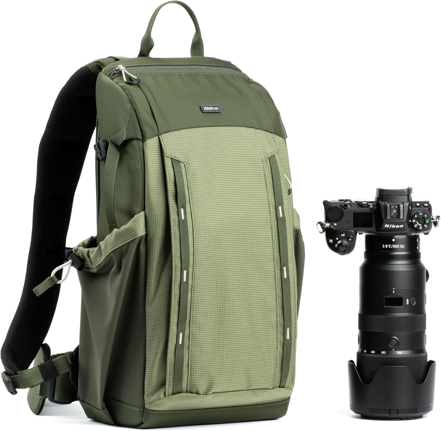 Think Tank Foto - Mindshft Backlight Sprint Camera Backpack Montane Green Medium Modern