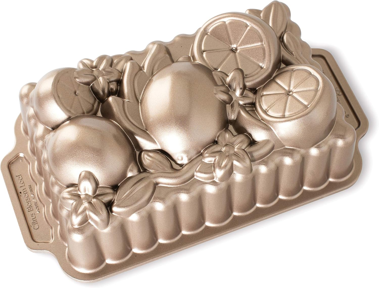 Nordic Ware Baking Mold Citrus Blossom Loaf Pan Aluminum Brown, 25.4cm x 25.4cm, NW 90248