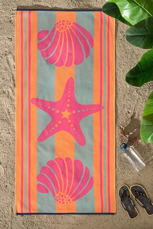 Özdilek Nice Pink Shell Plaj Havlusu 70X150 Cm