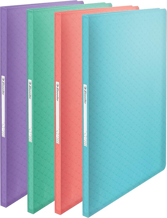 Esselte A4 Notebook with 40 Plastic Sleeves, 80 Sheet Capacity