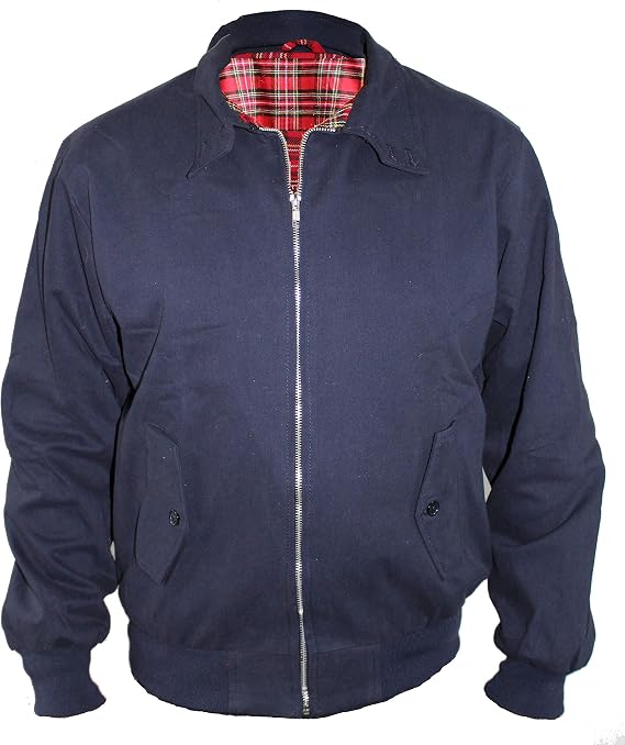 Harrington Jacket Classic/Retro/Mod/Scooter by SKYTEXUK, 10 colours, sizes XS - 8XL