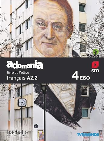 Francés Adomania. 4 ESO. Savia - 9788491824398