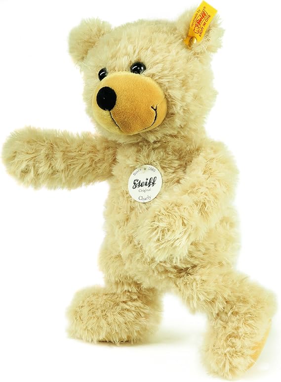 Steiff 012808 Teddy Bear, Charley, Beige, 11.8 inches 30 cm