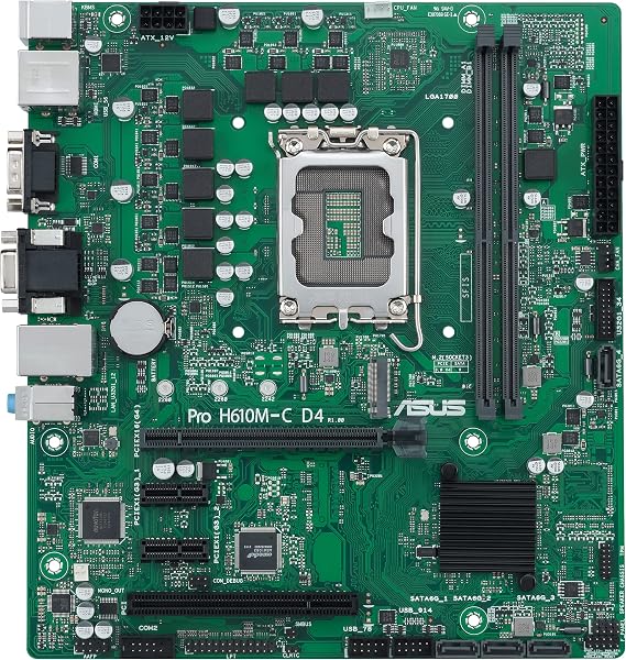 ASUS Pro H610M-C D4-CSM Business Motherboard Socket Intel LGA 1700