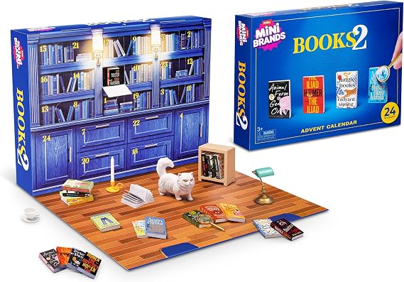 Mini Brands ZURU Mini Book Advent Calendar 24 Surprises 18 Books