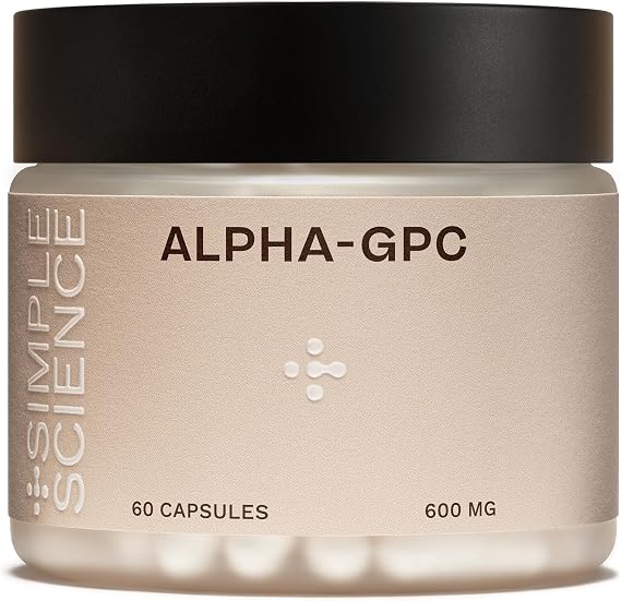 Alpha GPC 600mg in One Capsule | 60 Capsules = 60 True Servings | Lab Tested Choline Supplement | Nootropic for Focus, Memory and Cognitive Function | Made in the UK