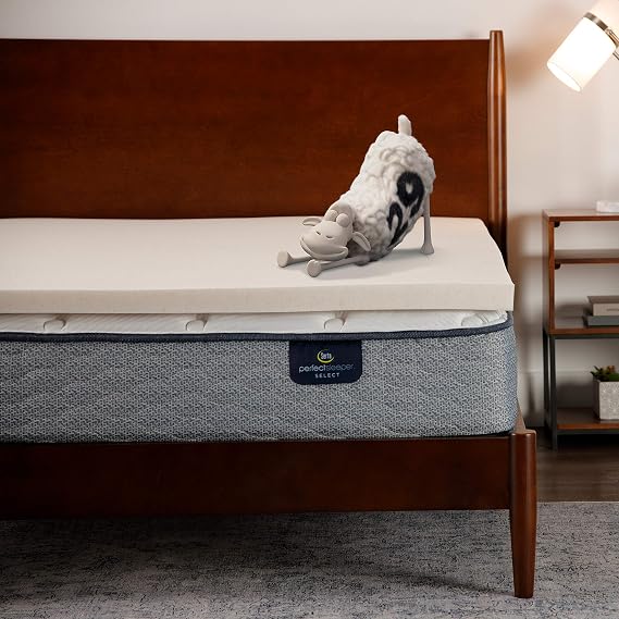 Serta CopperGel 5cm Memory Foam Mattress Topper