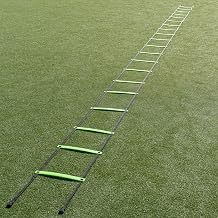 QUICKPLAY Adjustable Speed Agility Ladder 9M - 20 Rung Football Training Ladder with Adjustable Spacing, Exercise Agility Ladder for Training Exercises & Speed Ladder Drills for Football & Sports