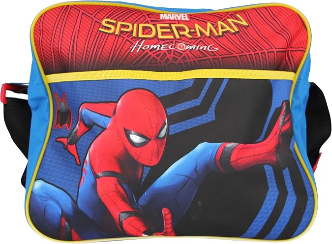 Spiderman Boys Marvel Home Coming Backpack Cross Body Shoulder Satchel Hand Luggage Holiday School Bags