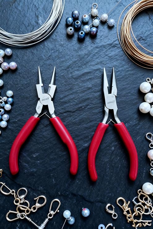 Transformacion Profesyonel 2'Li Takı Pense Seti 12 Cm Takı Yapımı İçin Mini Pense Seti 722505