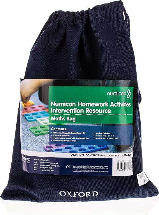 OUP Oxford Homework Activities Intervention Resource - 'Maths Bag' of resources per pupil