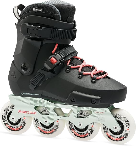 Rollerblade Twister XT レディース 大人用 フィットネス インラインスケート ブラック/ミント アーバンパフォーマンス インラインスケート