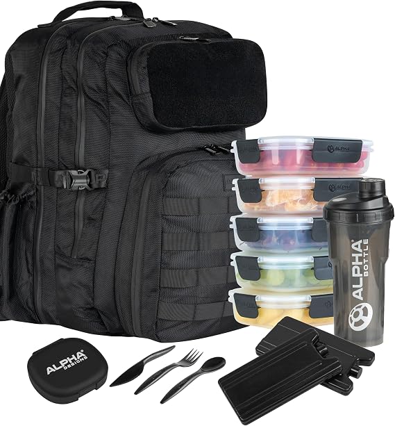 Alpha Designs Eddie Hall Operator Cool Bag Tactical Backpack + Accessories
