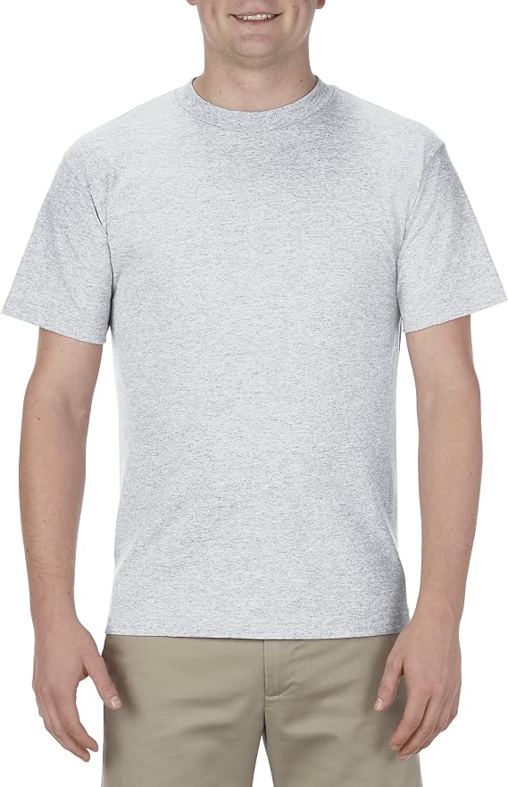 Alstyle Apparel AAA Men's Classic T-Shirt, Ash, Medium, Charcoal