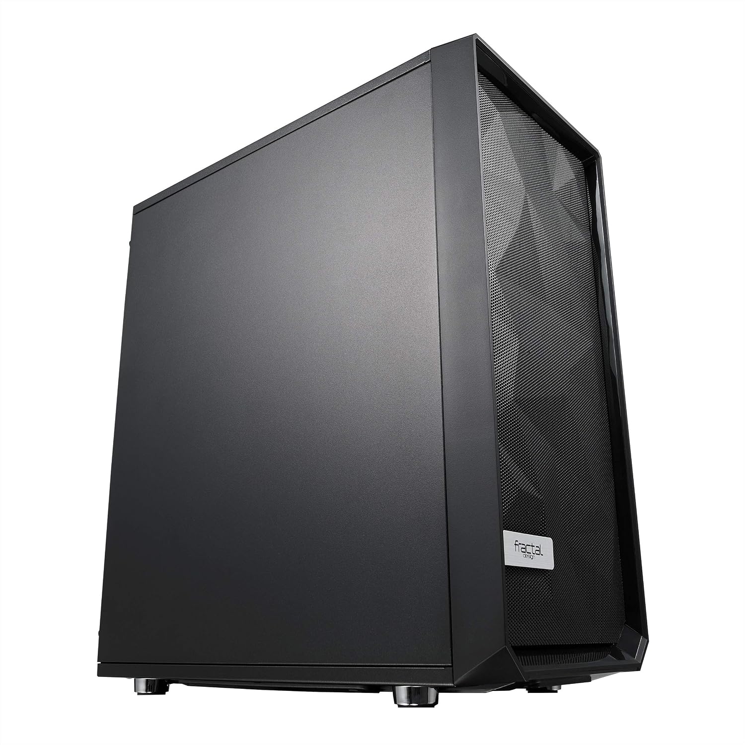 Fractal Design Meshify C - Compact Mid Tower Computer Case - Open ATX Layout-High Performance AirflowCooling - 2x Fans included - PSU Shroud - Modular interior - Water-cooling ready - USB3.0 - Black