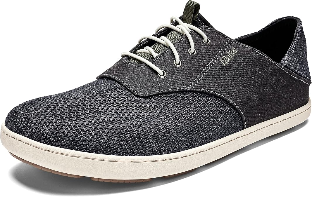 OluKai Nohea Moku Men's No Tie Boat Shoes, Breathable & Quick Dry Mesh, Effortless Design & Barefoot Wearability, All-Day Comfort & Support