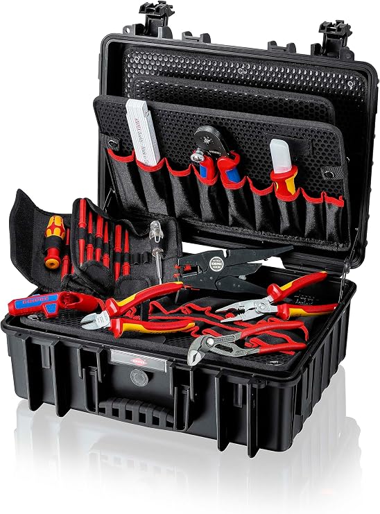 KNIPEX Robust23 00 21 35 Electric Tool Box 25-Piece 370 mm