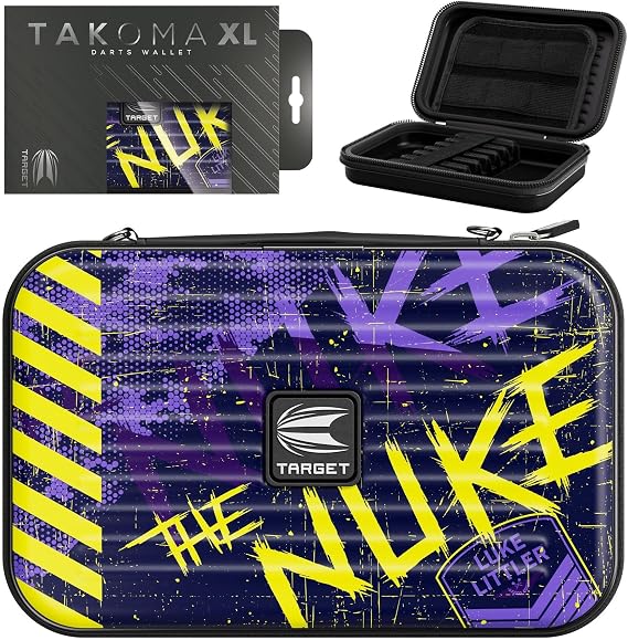 Target Darts Luke Littler XL Takoma Wallet – Luke Littler Darts Case, Darts Holder, XL Dart Wallet, Darts Set Storage Cases, “The Nuke” Dart Case