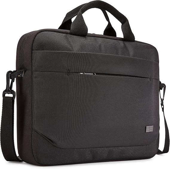 Case Logic Advantage Attaché dizüstü bilgisayar çantası, tablet ve küçük cihazlar için ön bölme, siyah