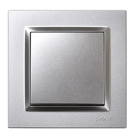 Simon 10 Switch Wall Switch Aluminium 230v Interior Easy Install