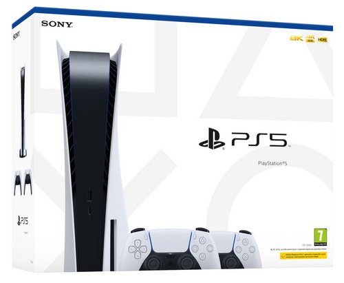 PlayStation 5 Console & Two DualSense Controllers Bundle
