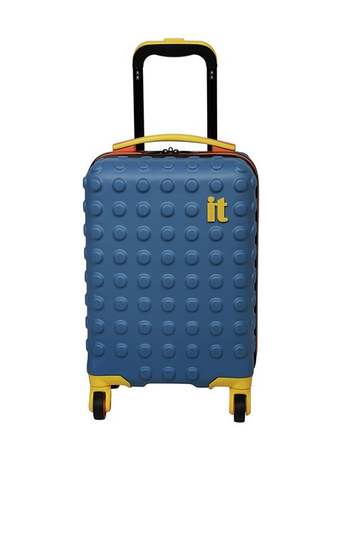 it Luggage Childrens Brick 4 Wheel Hard Cabin Suitcase